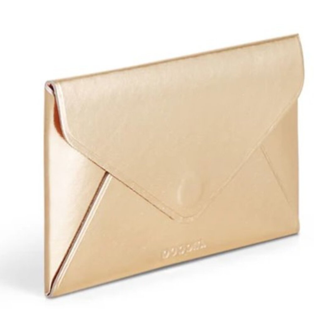 Poppin Gold Business Card Holder